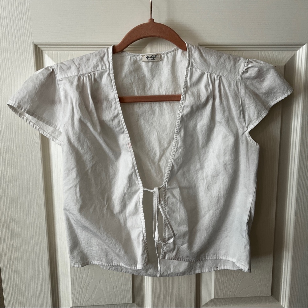 Brandy Melville Tie Front Top